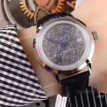 Newest Replica Patek Philippe Calatrava Watches Stainless Steel Flower Dial